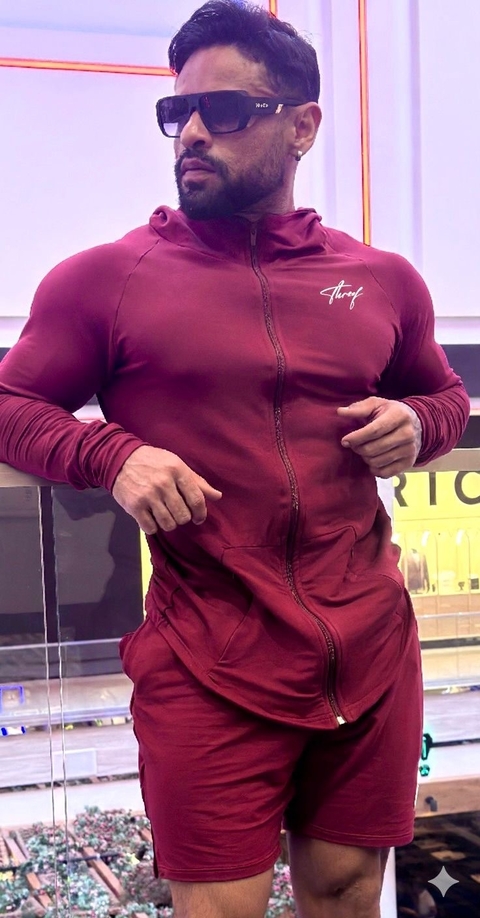 Casaco Moleton Long Line 3F - Vinho