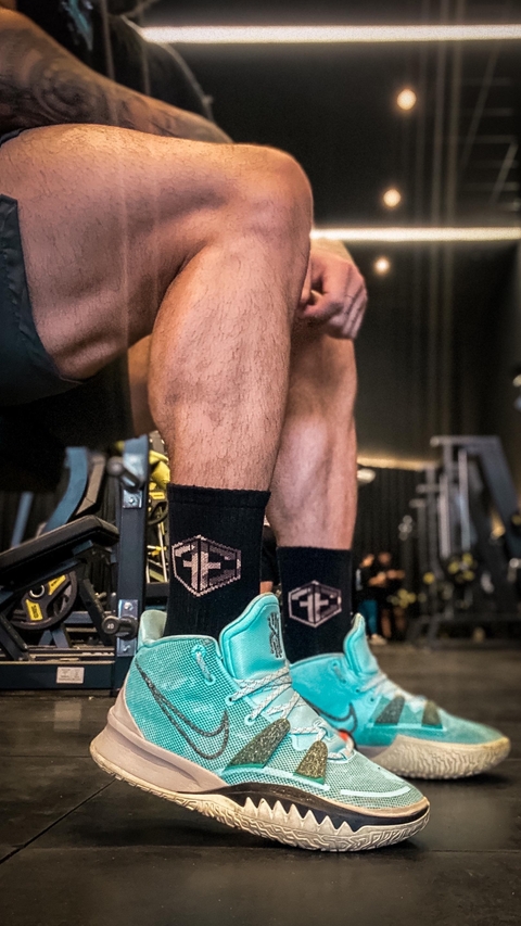 Meias Cano Médio 3F - Preto/CAMUFLADO - comprar online