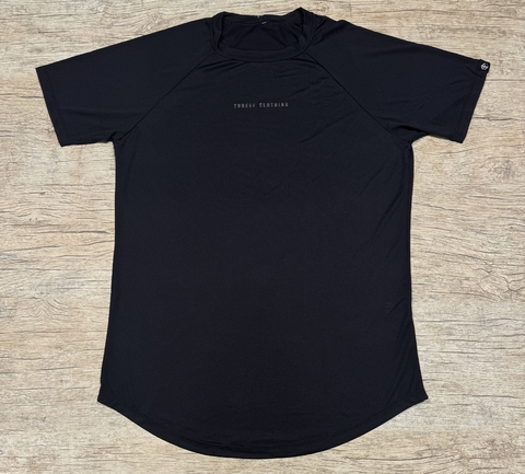 Camisa Long Masc Dry Discret - Preta/Chumbo