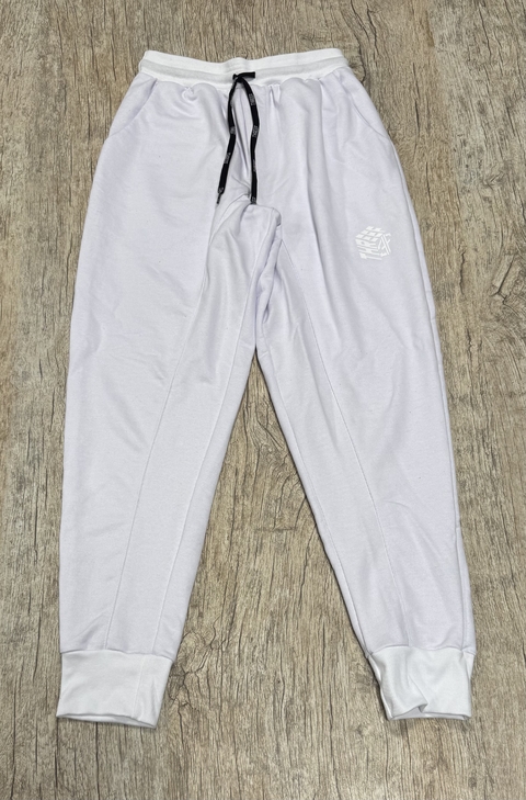 Calça Moleton Cubo- Branco (ALL WHITE) - comprar online