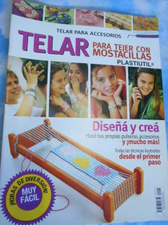 Telar Plástico Accesorios ( para pulseras) + Revista