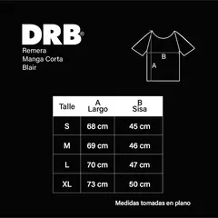 Remera Blair Manga Corta | DRB - comprar online