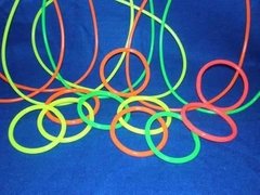 Imagen de COLLARES DE GOMA FLUO - PACK X 60 UN.