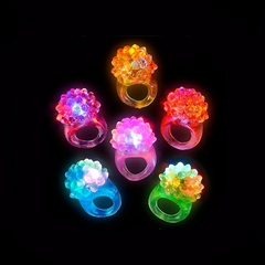 Anillos Luminosos X 10 Led Emoticon Cotillon Carioca Fluo en internet