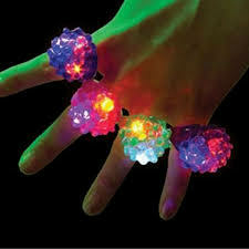 Anillos Luminosos X 10 Led Emoticon Cotillon Carioca Fluo - comprar online