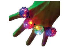 Anillos Luminosos X 10 Led Emoticon Cotillon Carioca Fluo - COTILLON FESTICHOLA