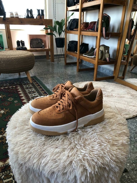 Zapatillas de cuero - suela - art 4470