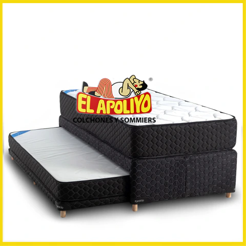Diván Cama Dual 1 Plaza y Media (90x200) ESPUMA