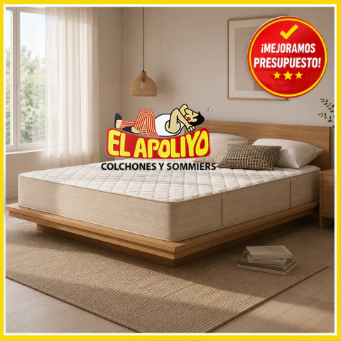 Colchón D´ORO 2 Plazas (140x190x21) ESPUMA Dens. 30 kg/m³