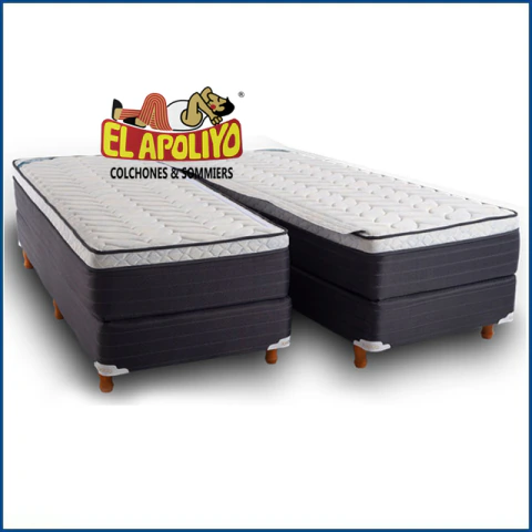 Sommier y colchón Amalgama QUEEN (200x160) RESORTES