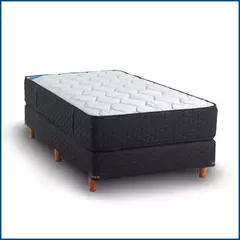 Sommier y Colchón Axis 80x190x56 RESORTES - comprar online