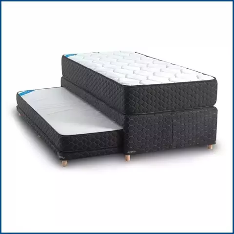 Diván Cama Dual TOPACIO 90x200 RESORTES - comprar online