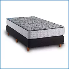 Sommier y Colchón Esmeralda 100x190x54 ESPUMA Dens. 27kg/m³ - comprar online