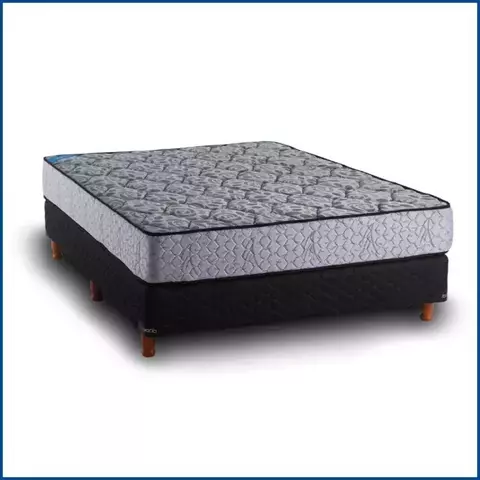 Sommier y Colchón Esmeralda 140x190x54 ESPUMA Dens. 27kg/m³ - comprar online