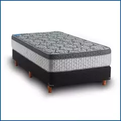 Sommier y Colchón Marfil c/P 100x190x58 ESPUMA Dens. 32kg/m³ - comprar online