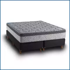 Sommier y Colchón Marfil c/P 160x200x58 ESPUMA Dens. 32kg/m³ - comprar online