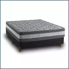 Sommier y Colchón Marfil PLUS 140x190x62 ESPUMA Dens. 32kg/m³ - comprar online