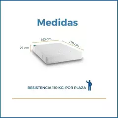 Colchón Simetric 140x190x27 RESORTES en internet