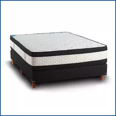 Sommier y Colchón Simetric PILLOW 140x190x63 RESORTES - comprar online