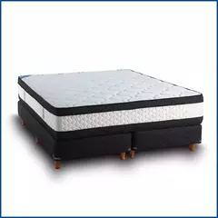 Sommier y Colchón Simetric PILLOW 200x200x63 RESORTES - comprar online