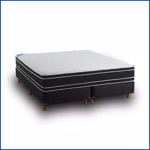 Colchón y Sommier Soften 160x200 RESORTES - comprar online