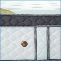 Sommier y Colchón Tahití 200x200x67 RESORTES - tienda online