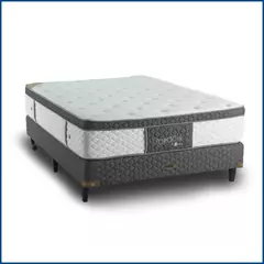 Sommier y Colchón Tahití 200x200x67 RESORTES - comprar online
