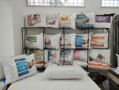 Almohada FIBERBALL Julie Gray 40x70cm - EL APOLIYO