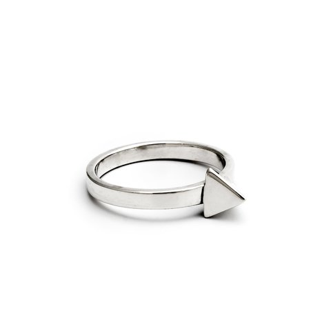 Anillo Tetra 5mm Plata