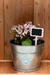 Maceta Vintage Zinc (con señalador de plantas) - comprar online