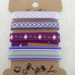 Kit de Galões Roxo 4 jardas