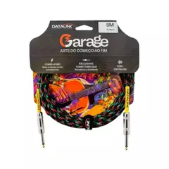 CABO INSTRUMENTO 5 METROS P10 - P10 0,20MM TEXTIL BERIMBAU GARAGE DATALINK GI112 - comprar online