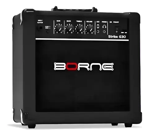 CUBO DE GUITARRA BORNE STRIKE G30 PRETO