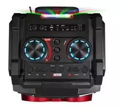 MINI SYSTEM COM BLUETHOOTH E BATERIA NOVIK NEO TITAN COR PRETO - comprar online