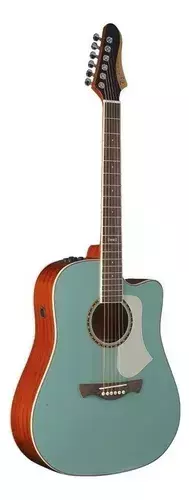 VIOLÃO AÇO ELETROACUSTICO TAGIMA SWELL TURQUOISE GREEN - Loja Berimbau