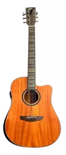 VIOLÃO ZELLMER ELETROACÚSTICO MAHOGANY PROVENANCE BRILHANTE C/BAG E EFEITOS 1637 - comprar online