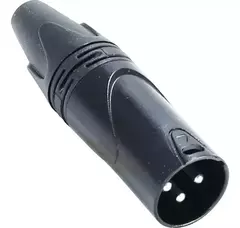 CONECTOR XLR (macho) DATALINK PRETO DLK BK