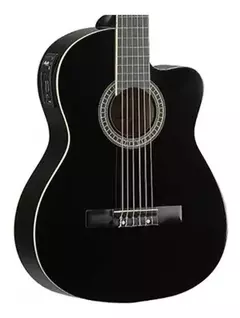 VIOLÃO ELETROACUSTICO MEMPHIS NYLON PRETO AC-60 na internet