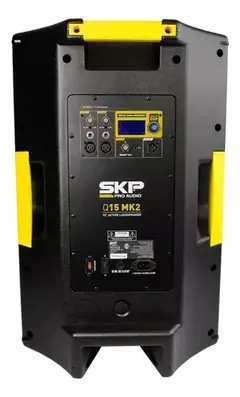 CAIXA DE SOM ATIVA BI AMPLIFICADA SKP PRO Q15 1500W RMS 132DB SPL BLUETOOTH - comprar online