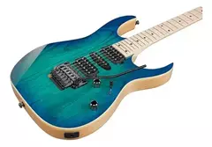 GUITARRA IBANEZ RG COM FLOYD ROSE AZUL TRANSLÚCIDO RG470AHM-BMT
