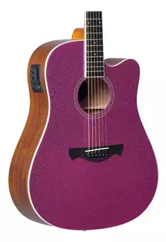 VIOLÃO ELETROACÚSTICO TAGIMA SAFIR DPSK DEEP PURPLE SPARKLE - comprar online