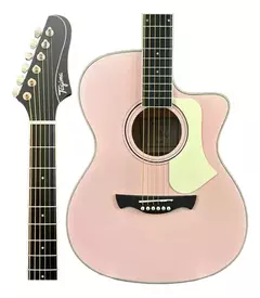 VIOLÃO ELETROACÚSTICO TAGIMA GRAN AUDITORIUM RIO NEGRO SHELL PINK - comprar online