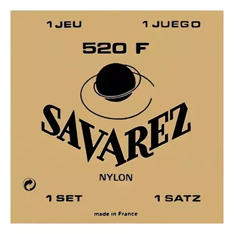 ENCORDOAMENTO VIOLÃO NYLON SAVAREZ TRADITIONNELS 520F 3° REVESTIDA