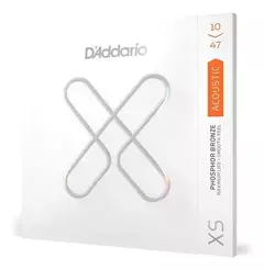 ENCORDOAMENTO VIOLÃO AÇO .010-.047 D'ADDARIO PHOSPHOR BRONZE XS LONGA DURAÇÃO XSAPB1047 - comprar online