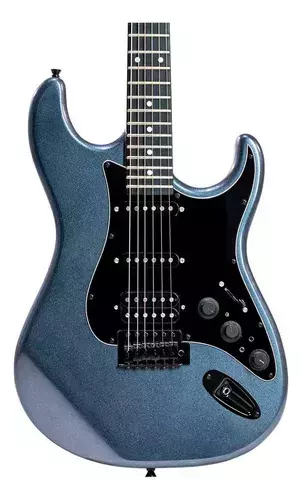 GUITARRA STRATO TAGIMA SIXMART CINZA METÁLICO HSS C/ EFEITOS