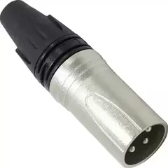 PLUG XLR MACHO DLK PRATA
