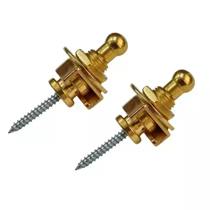 STRAP LOCK DOURADO GUITARRA VIOLÃO BAIXO - MYTH 690