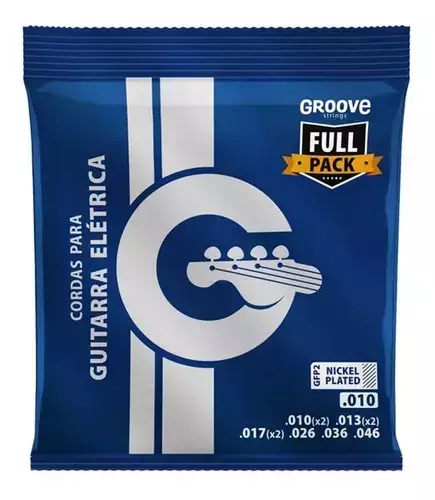ENCORDOAMENTO GUITARRA .010-.046 GROOVE SOLEZ GFP2 - comprar online