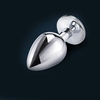 Plug Metal Grande Ornamento Adorno Enfeite Anal E Pedra Base - comprar online