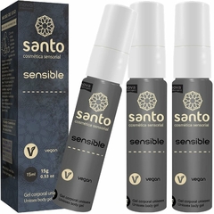 Compre 3 Lubrificante Anestésico Sensible Santo 15g Oferta - Hotspace
